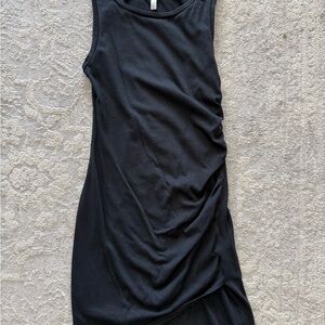 Leith body con ruched Black Sleeveless Dress